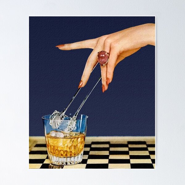 Item preview, Vintage Whiskey Cocktail Party for alcohol lover and bar designed and sold by anotherkali.