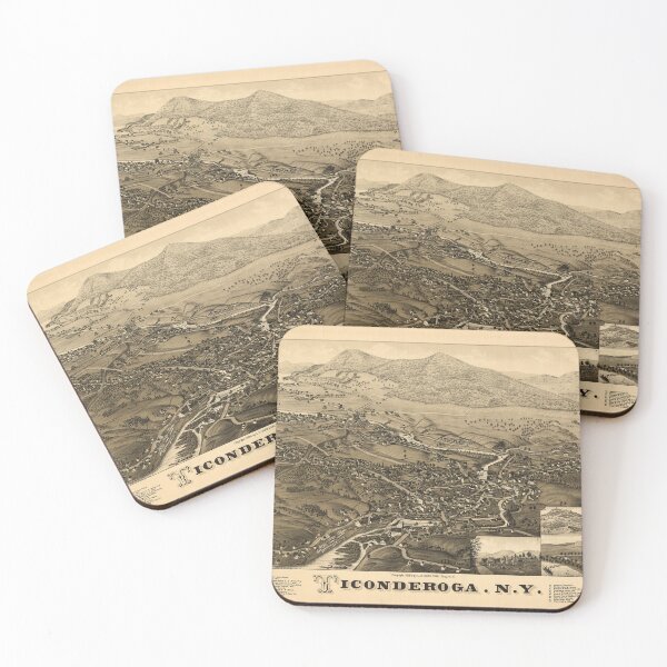 Item preview, Ticonderoga, New York (1884) designed and sold by allhistory.