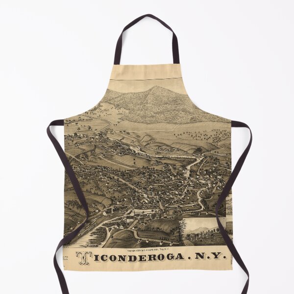 Item preview, Ticonderoga, New York (1884) designed and sold by allhistory.