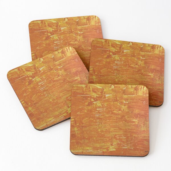 Item preview, Magma - Contemporary, modern and orange abstract art print by adzspirit designed and sold by AdzSpirit.