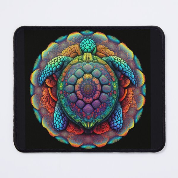 Item preview, Beautiful mandala of psychedelic turtle designed and sold by Victorsju.