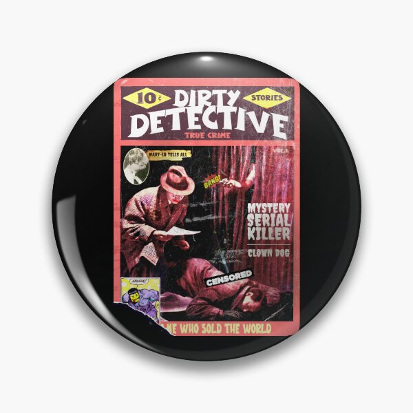 Item preview, Dirty Detective Bang Bang Clown Dog Mystery VOL.6 | True Crime | Vintage Pulp Fiction Stories Posters Reimagined | Censored designed and sold by Tyler Tilley.