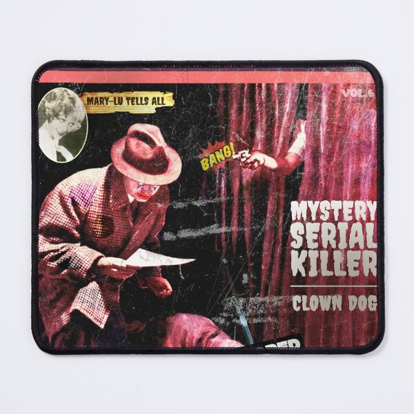 Item preview, Dirty Detective Bang Bang Clown Dog Mystery VOL.6 | True Crime | Vintage Pulp Fiction Stories Posters Reimagined | Censored designed and sold by Tyler Tilley.