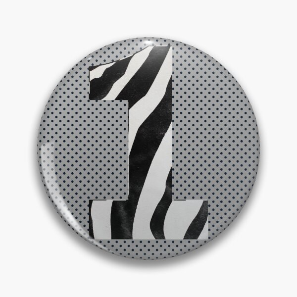 Item preview, Zebra Pattern No.1 Number Mono One Years Old Birthday Sport Squad designed and sold by 27th-Tee.