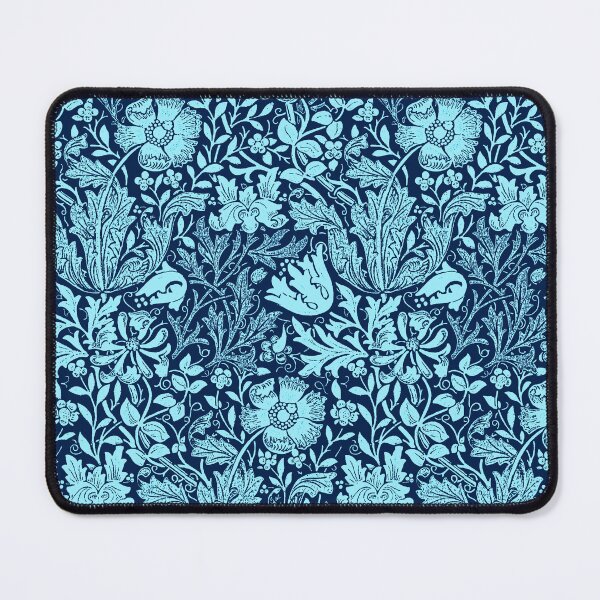 Item preview, William Morris Jacobean Floral - Indigo Blue designed and sold by Marymarice.