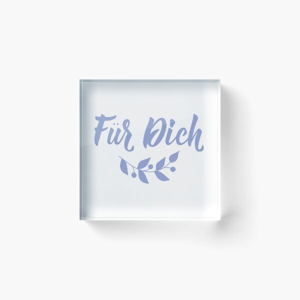 Item preview, Für dich. German text: For you.  designed and sold by pidzam4e.