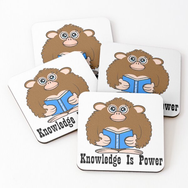 Item preview, studious Orangutan - Knowledge is power  designed and sold by Shirley cute art .