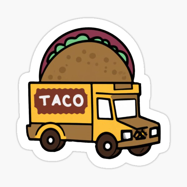 Item preview, Taco Food Truck designed and sold by JandyDesign.