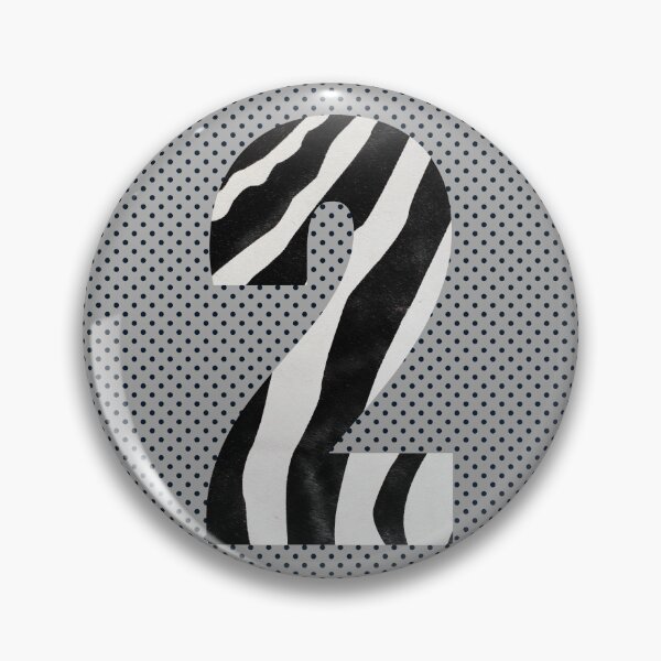 Item preview, Zebra Pattern No.2 Number two Mono Two Years Old Birthday Sport Squad designed and sold by 27th-Tee.