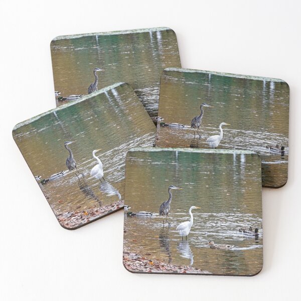 Item preview, Wading Birds Gathered for Fishing Challenge designed and sold by ShorelineImages.