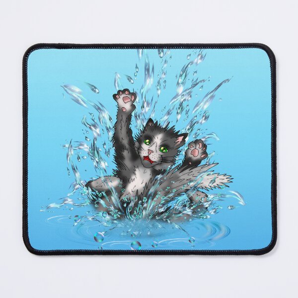 Item preview, wet cat in a puddle designed and sold by BeingNow.