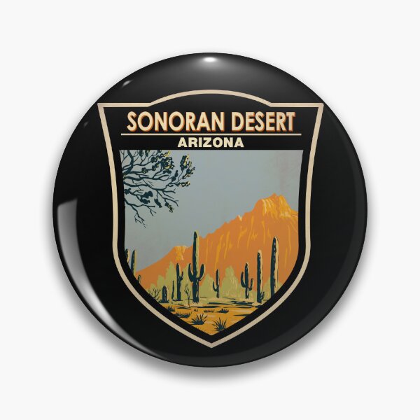 Item preview, Sonoran Desert Arizona Badge designed and sold by KrisSidDesigns.