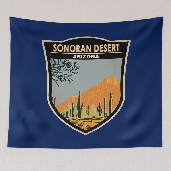 Item preview, Sonoran Desert Arizona Badge designed and sold by KrisSidDesigns.