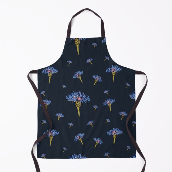 Artikelvorschau, Flower blue violet pattern hand drawn watercolor blue entworfen und verkauft von Yana Mustafina | Boho Soulful Designs.