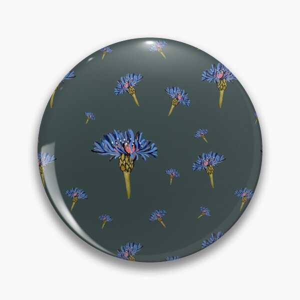 Artikelvorschau, Flower blue violet pattern hand drawn watercolor turquoise entworfen und verkauft von Yana Mustafina | Boho Soulful Designs.
