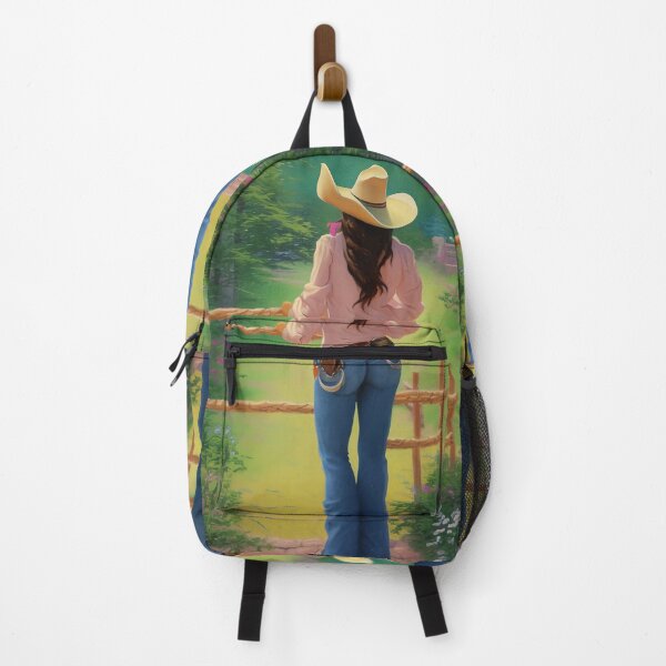 Item preview, Cowgirl at Peace Standing at the Fence designed and sold by No1Equestrian.