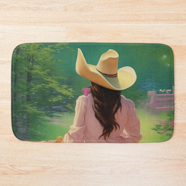 Item preview, Cowgirl at Peace Standing at the Fence designed and sold by No1Equestrian.