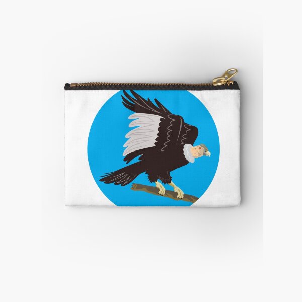 Item preview, California Condor Perching Branch Circle Retro designed and sold by patrimonio.