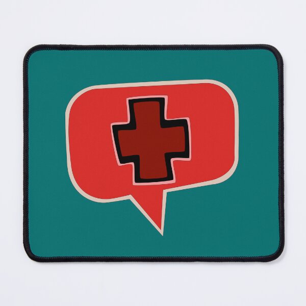 Item preview, TF2 Medic call bubble (teal) designed and sold by Loadout.