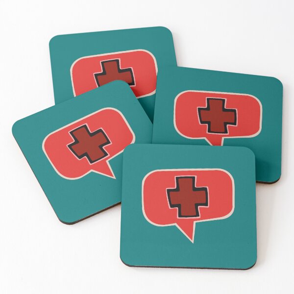 Item preview, TF2 Medic call bubble (teal) designed and sold by Loadout.