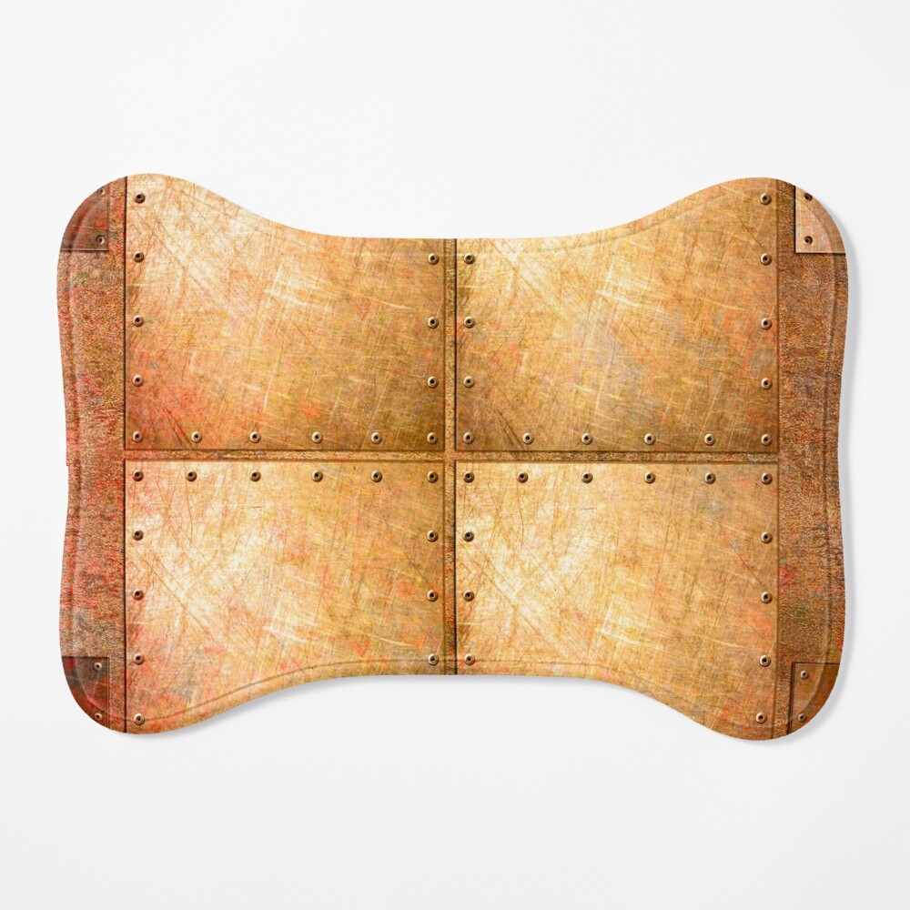 Riveted Metal Themed Artwork - Polished Riveted Copper Sheets Print iPad  Case & Skin for Sale by OneZenArtist