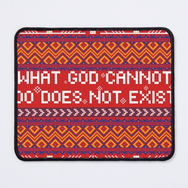 Item preview, Ugly Christmas Sweater Shirt/w What God Cannot Do Does Not Exist designed and sold by Rodellina.