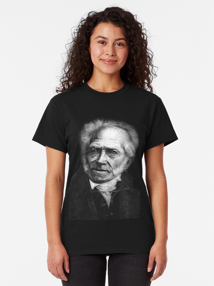 Alternate view of Arthur Schopenhauer Classic T-Shirt