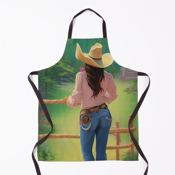 Item preview, Cowgirl at Peace Standing at the Fence designed and sold by No1Equestrian.