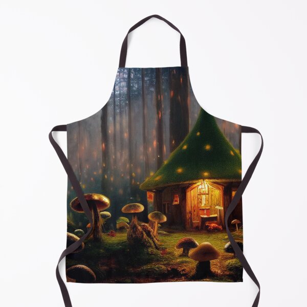 Item preview, Forest cabin with fairytale magic - Fantasy dream designed and sold by Monkyra.