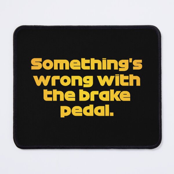 Item preview, RIC. Something Wrong With the Brake Pedal - Best Team Radio USA Austin GP 2022 (Original - Black BG) designed and sold by FilipeFerreira.