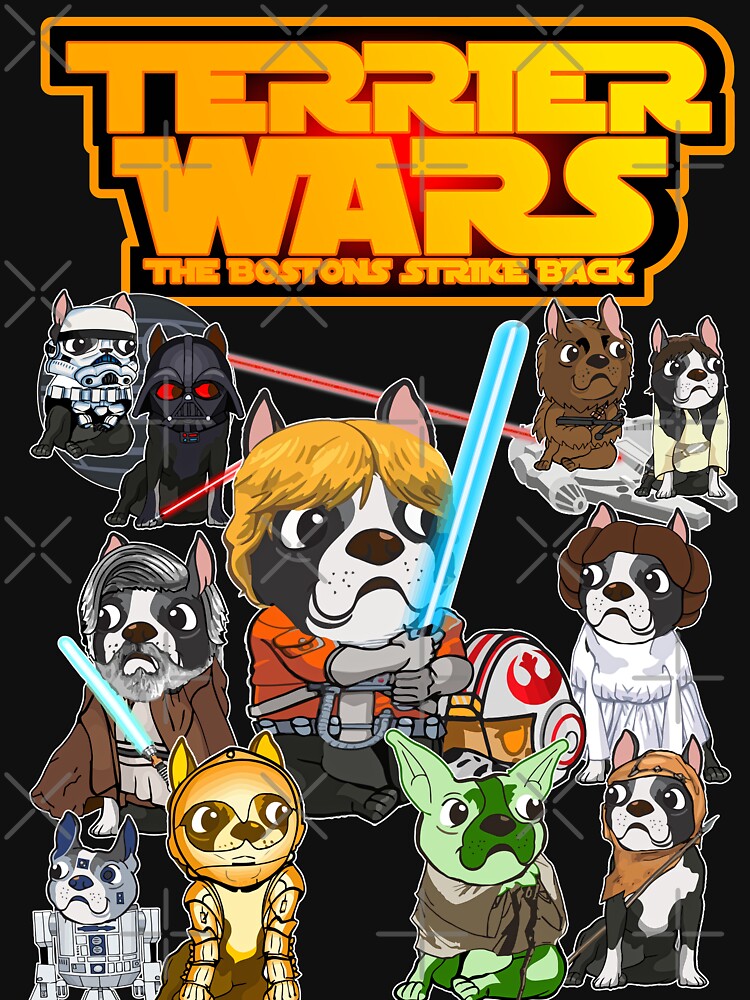 Boston Terrier Wars by darklordpug