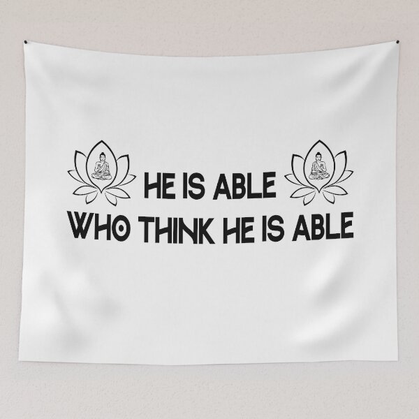 Item preview, He Is Able Who Think He Is Able designed and sold by nikolaj1301.