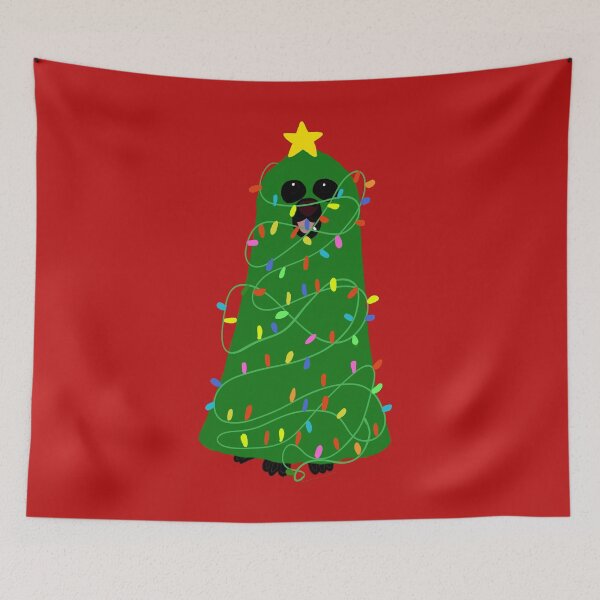 Item preview, Christmas doggy disguise as Christmas tree designed and sold by Mermaidssparkle.