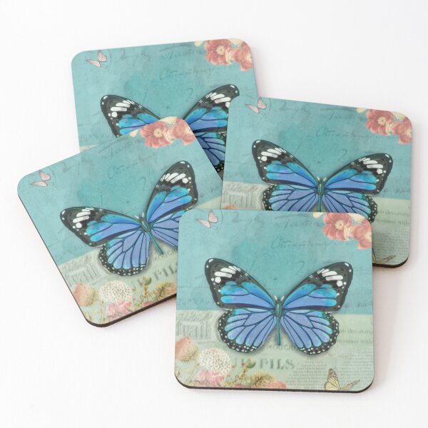 Artikelvorschau, Vintage-Schmetterlingsplakat 01 entworfen und verkauft von Pretty-Bird.