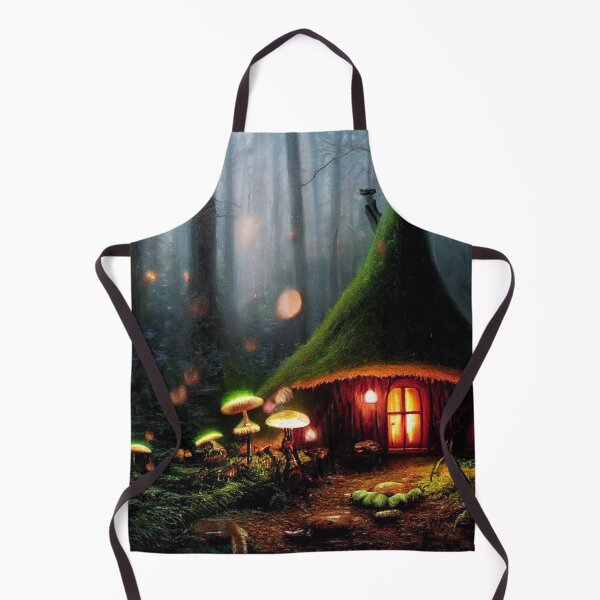 Item preview, Forest cabin with fairytale magic - Fantasy dream designed and sold by Monkyra.