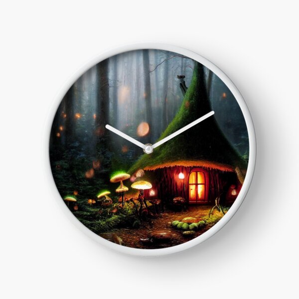 Item preview, Forest cabin with fairytale magic - Fantasy dream designed and sold by Monkyra.