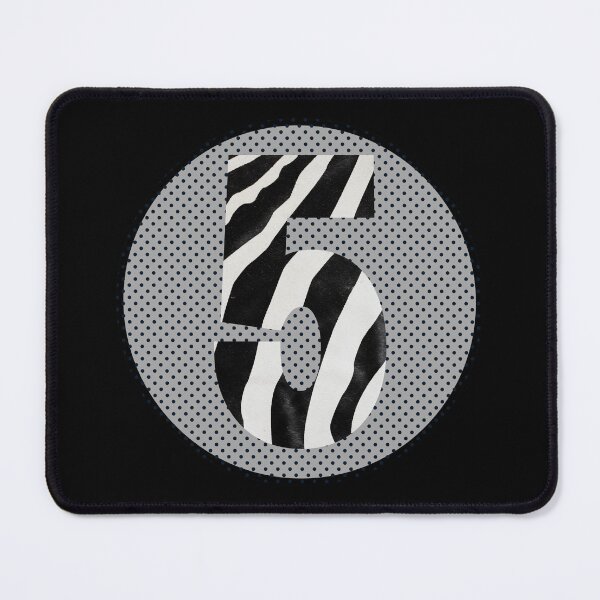 Item preview, Zebra Pattern No.5 Number five Mono Five Years Old Birthday Sport Squad designed and sold by 27th-Tee.