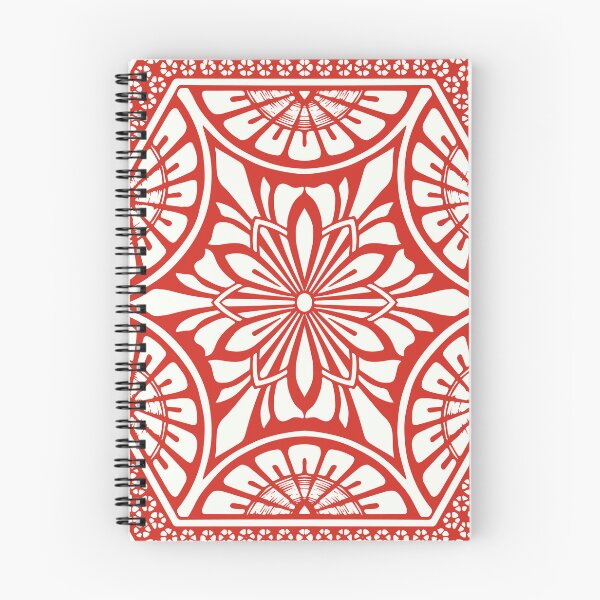 Item preview, Holiday Ornamental Pattern, Red and Cream designed and sold by KShedenhelm.