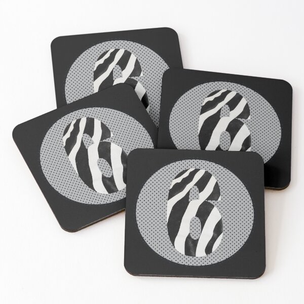 Item preview, Zebra Pattern No.6 Number six Mono Six Years Old Birthday Sport Squad designed and sold by 27th-Tee.