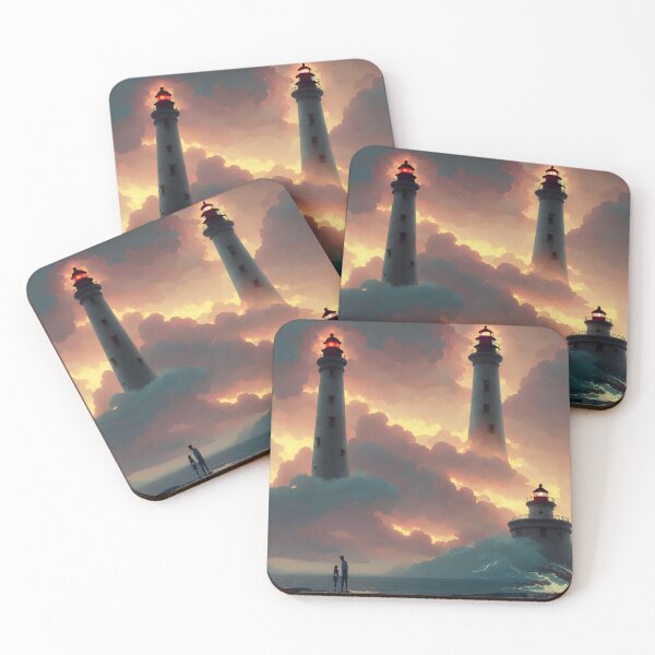 Item preview, Twin Lighthouse designed and sold by Planetporridge.