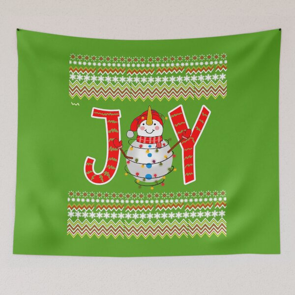 Item preview, JOY Ugly Christmas Sweater Tshirt designed and sold by Rodellina.