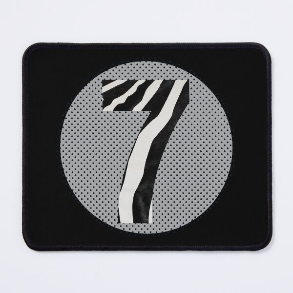 Item preview, Zebra Pattern No.7 Number seven Mono Seven Years Old Birthday Sport Squad designed and sold by 27th-Tee.
