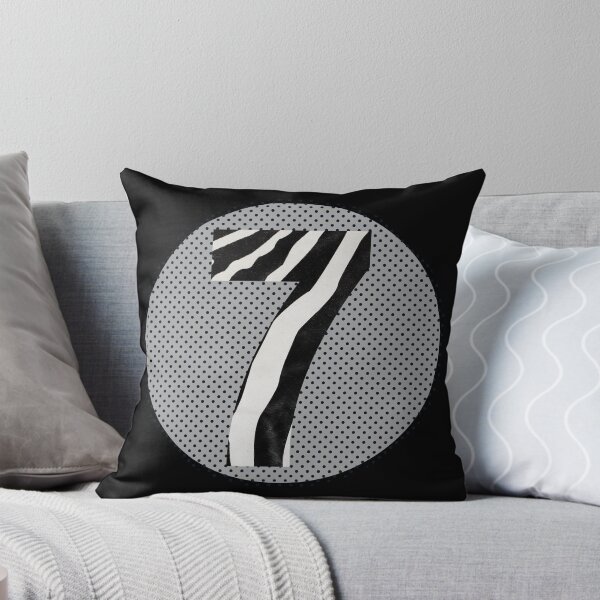 Item preview, Zebra Pattern No.7 Number seven Mono Seven Years Old Birthday Sport Squad designed and sold by 27th-Tee.