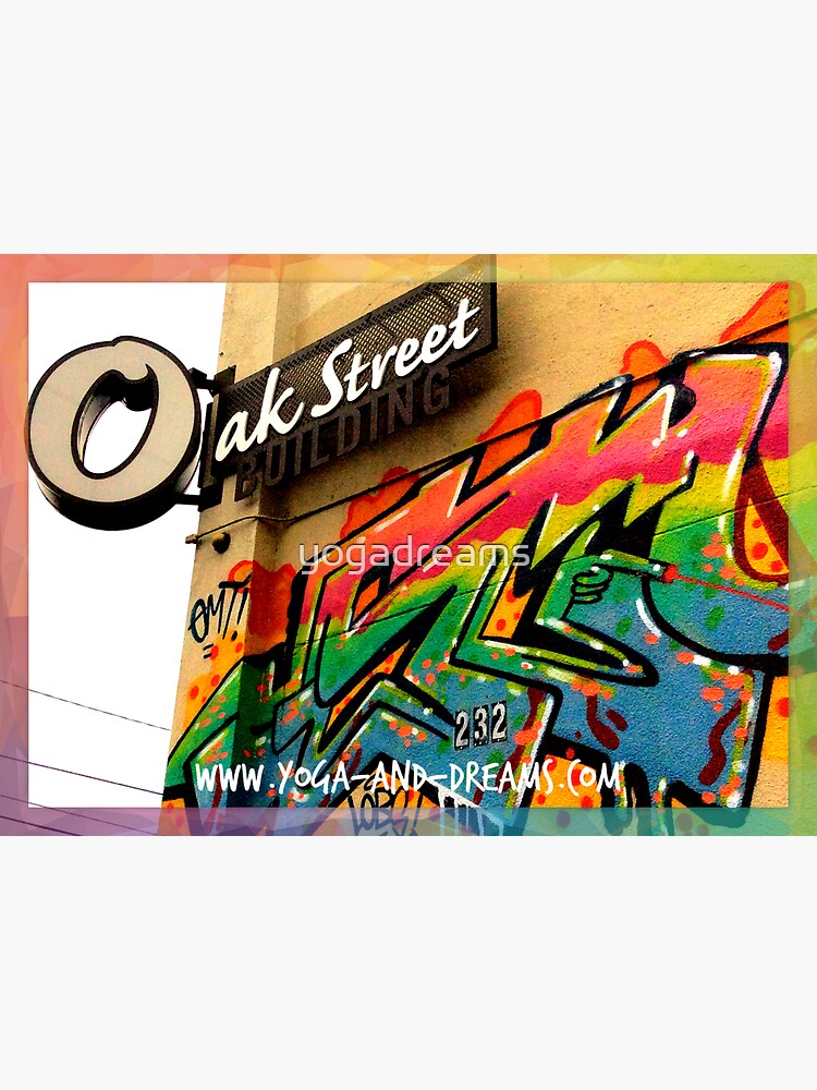 "Oak St Studios" Sticker for Sale by yogadreams Redbubble