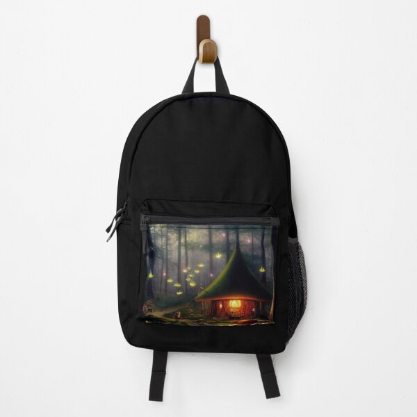Item preview, Forest cabin with fairytale magic - Fantasy dream designed and sold by Monkyra.