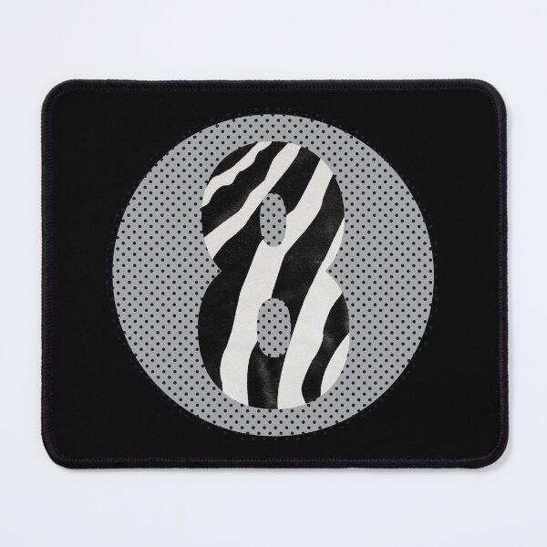 Item preview, Zebra Pattern No.8 Number eight Mono Eight Years Old Birthday Sport Squad designed and sold by 27th-Tee.