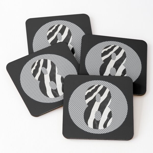 Item preview, Zebra Pattern No.8 Number eight Mono Eight Years Old Birthday Sport Squad designed and sold by 27th-Tee.