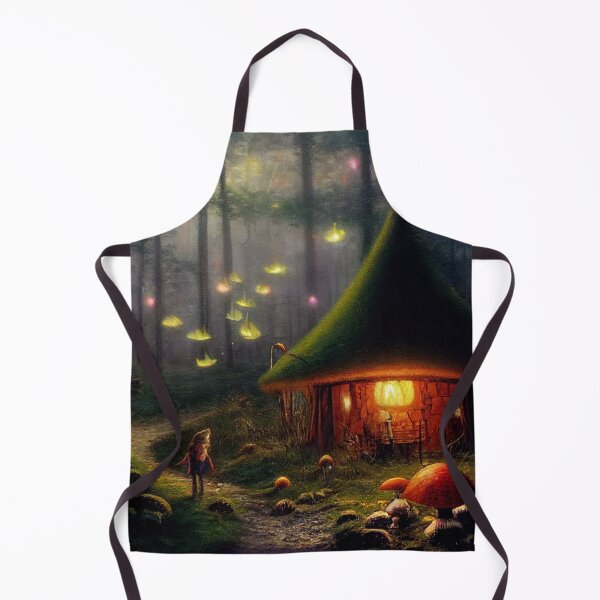 Item preview, Forest cabin with fairytale magic - Fantasy dream designed and sold by Monkyra.