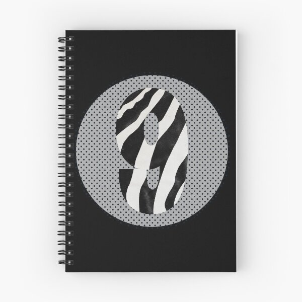 Item preview, Zebra Pattern No.9 Number nine Mono Nine Years Old Birthday Sport Squad designed and sold by 27th-Tee.