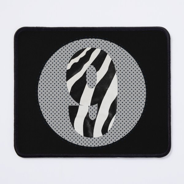 Item preview, Zebra Pattern No.9 Number nine Mono Nine Years Old Birthday Sport Squad designed and sold by 27th-Tee.